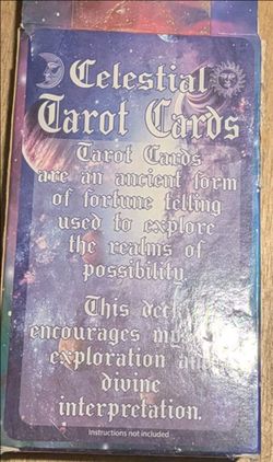 Tarot reading cards