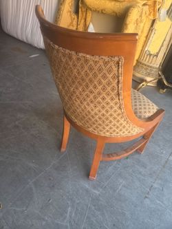 8 very sturdy wood chairs