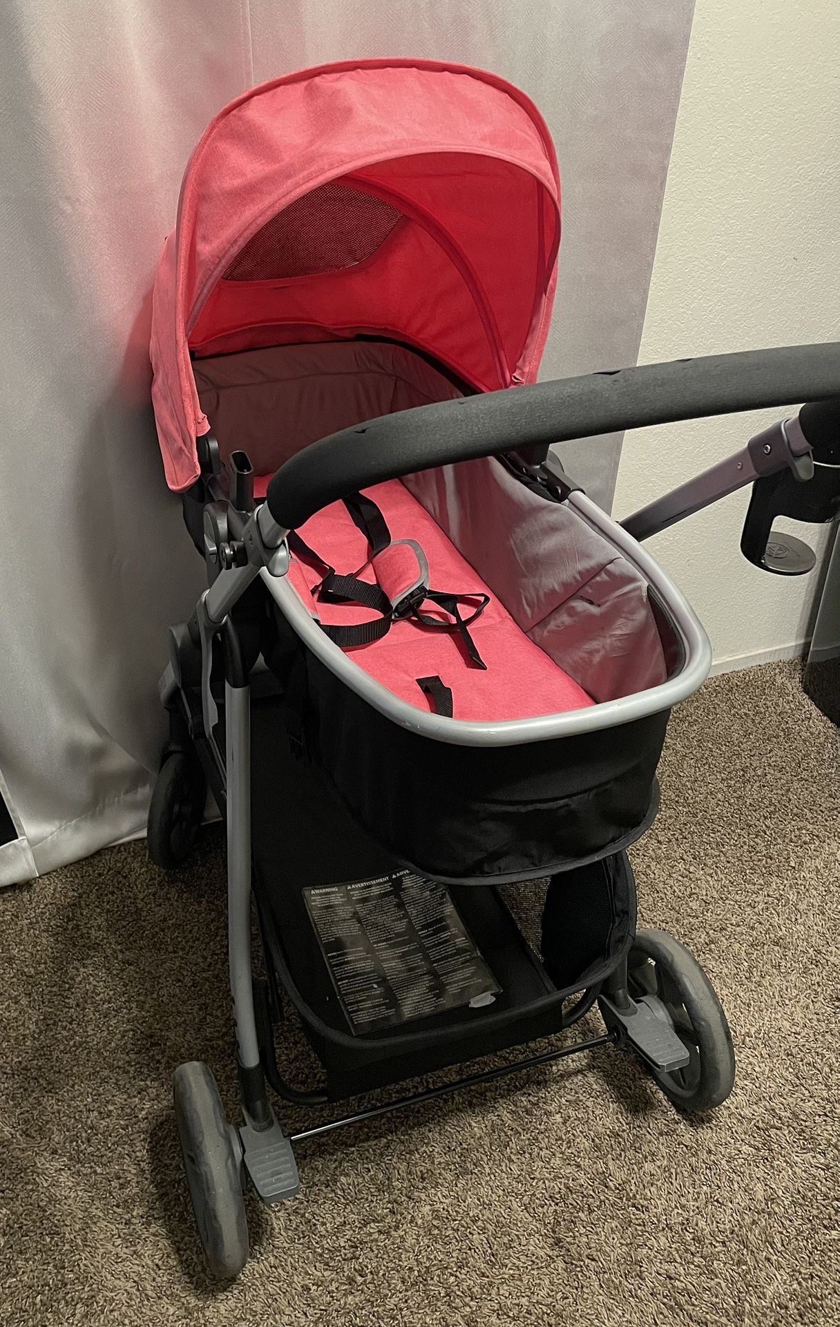Baby Girl Stroller And Car Seat