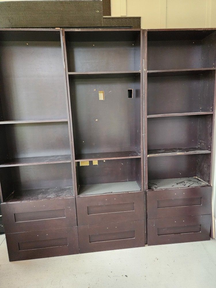 Media/storage Cabinets Set