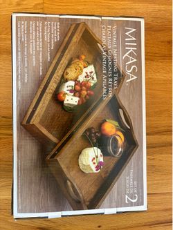 One mikasa vintage nesting tray