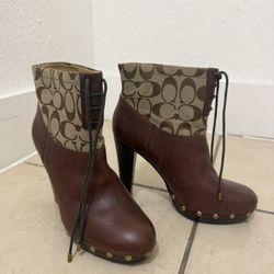 Brown Coach Boots