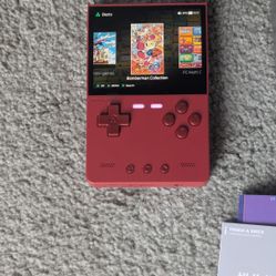 Trimui Brick Berry ( Red ) With 64gb Micro SD Card With 12k Games Brand New. 