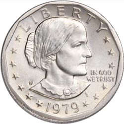 $1 1979 Susan Antony, Collectible Coin USA 
