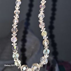 Antique, Vintage Genuine Crystal Necklace 