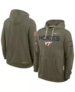 Large Virginia Tech Hokies Nike 2025 Military Appreciation Dri-FIT Hoodie - Olive The hoodie typically costs around $115.00 USD.