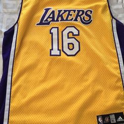 Paul Gasol Lakers Jersey Size Youth XL