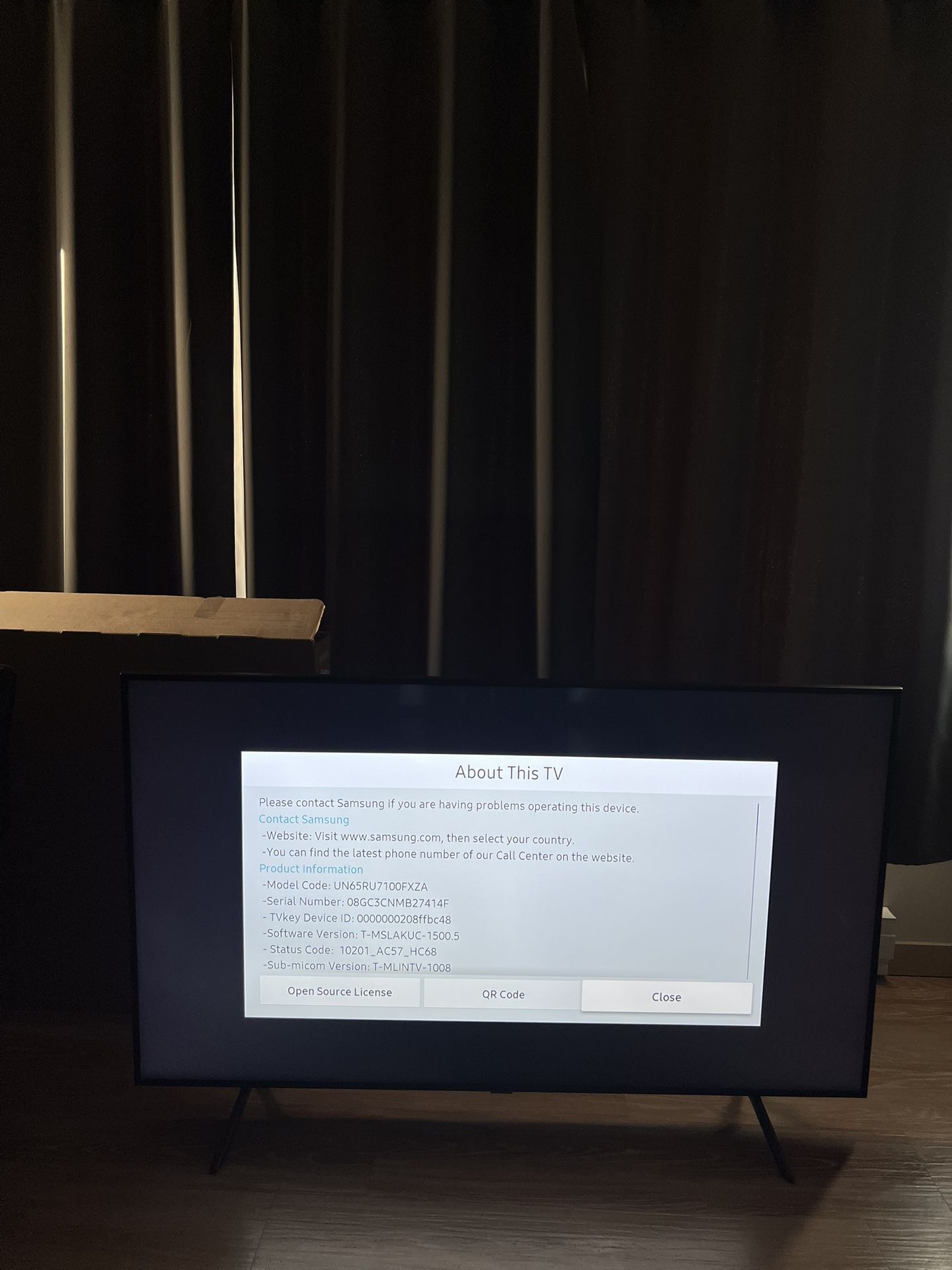 Samsung 65 inch 4K LED TV