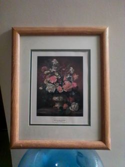 Framed Floral Still Life Print
