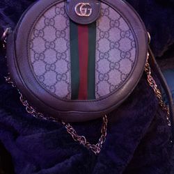 Authentic Gucci Mini Round Shoulder Bag