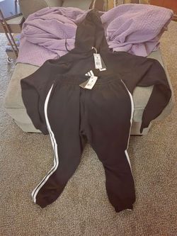 Sweat pants and hoodie
