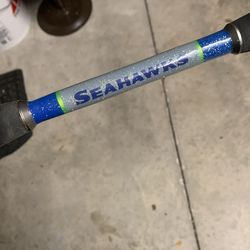 Seattle Seahawks custom fishing rod