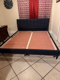 Cal king bed frame only