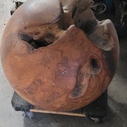 Wooden 20" Sphere 