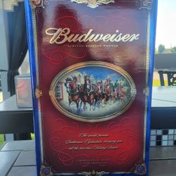 Budweiser Glass N Beer Bottle Collectable