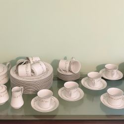 Sheffield Japan 1980s Elegance Dinner Set, 61 Pieces