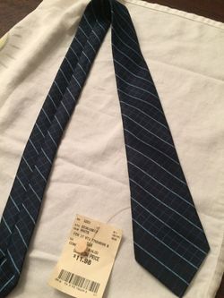 Brand new blue boys tie