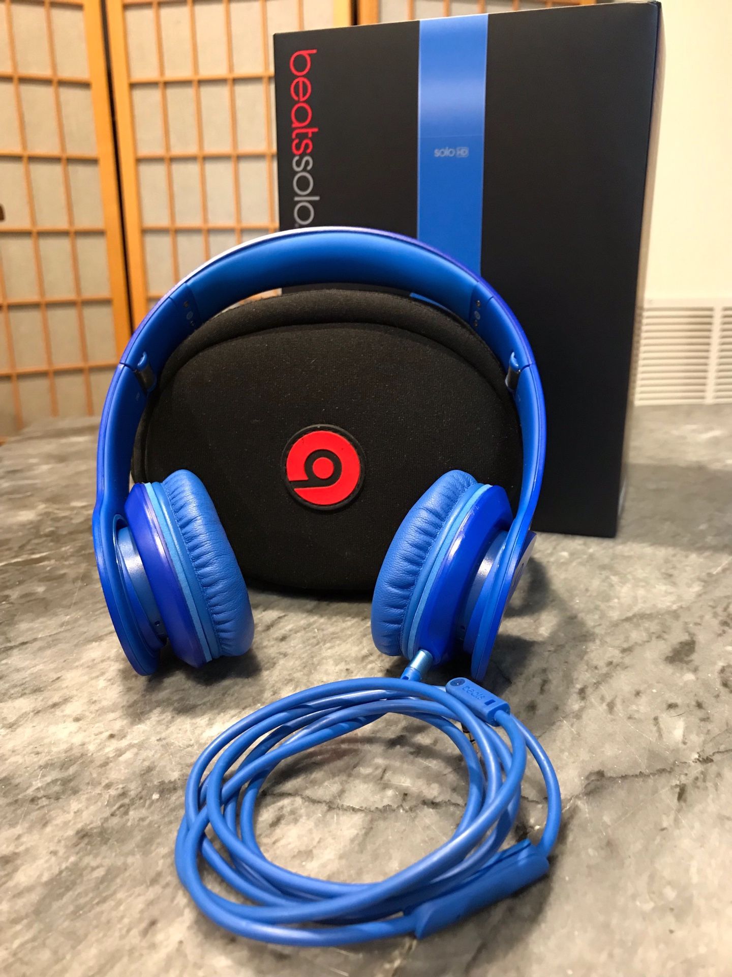 Beats Solo HD- Wired (Blue)