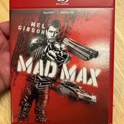 Mad Max Blu-ray Movie Mel Gibson Like NEW