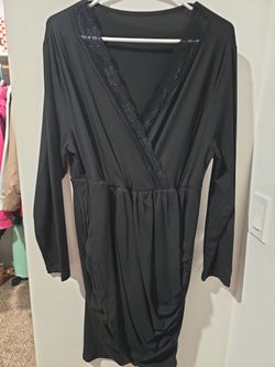 Black Short Dress 1x