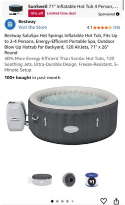 Inflatable jacuzzi