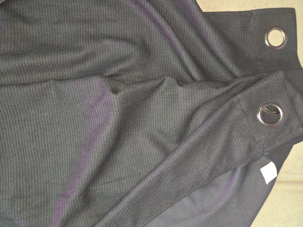 Black Curtains 2 Panels