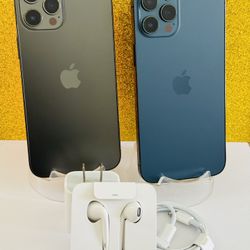 IPhone 12 Pro Max (128gb) Blue / Grey UNLOCKED