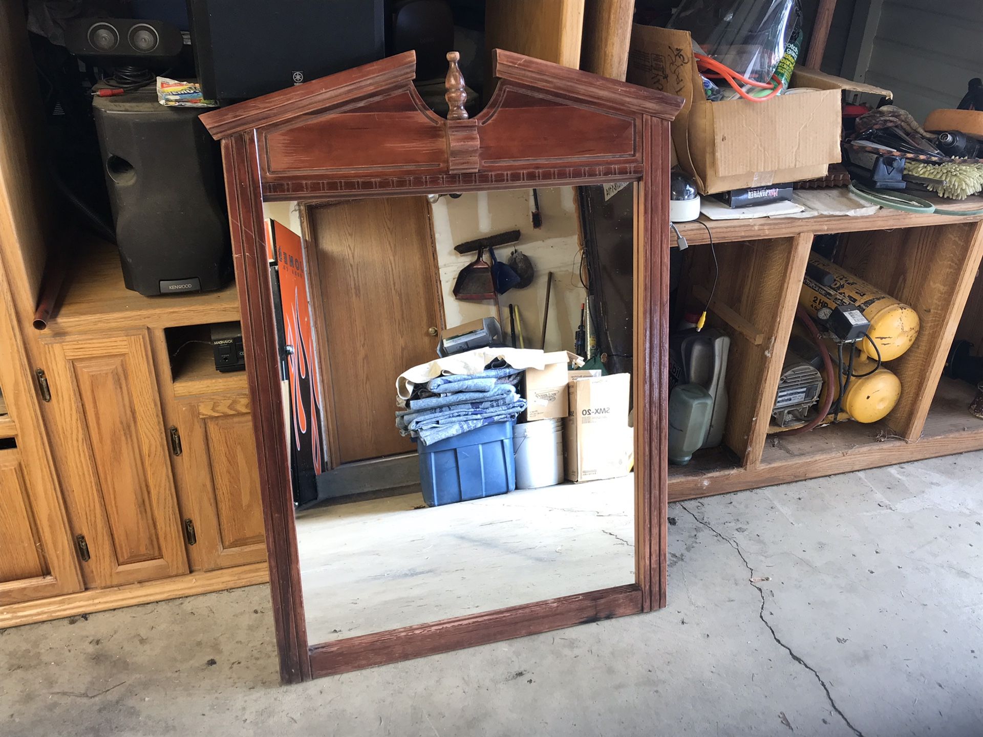 Vintage Mirror, Wood Framed