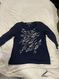 Karen Scott Long Sleeve Blouse 