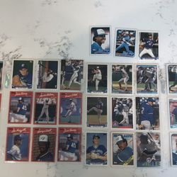 Fred McGriff And Carlos Delhado ,Lot Of 39 Toronto Blue Jays Baseball Cards 
