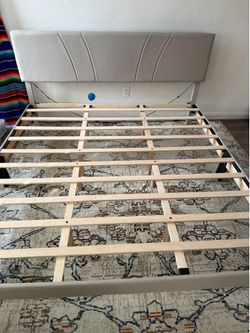 King Bed Frame Upholstered