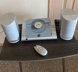 Coby 20 wats CD stereo system with AM-FM tunes speaker & remote CX-CD376