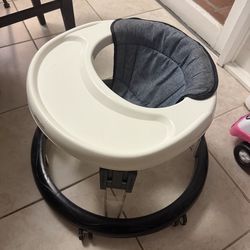 Adjustable high baby walker