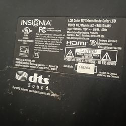 Insignia 47” Flat Screen