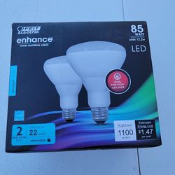 Feit Electric 85-Watt Equivalent BR30 Dimmable CEC ENERGY STAR Enhance 90+ CRI Flood LED Light Bulb, Daylight 5000K (2-Pack)