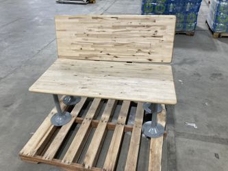 LARGE HEAVY DUTY WOODEN BENCH
