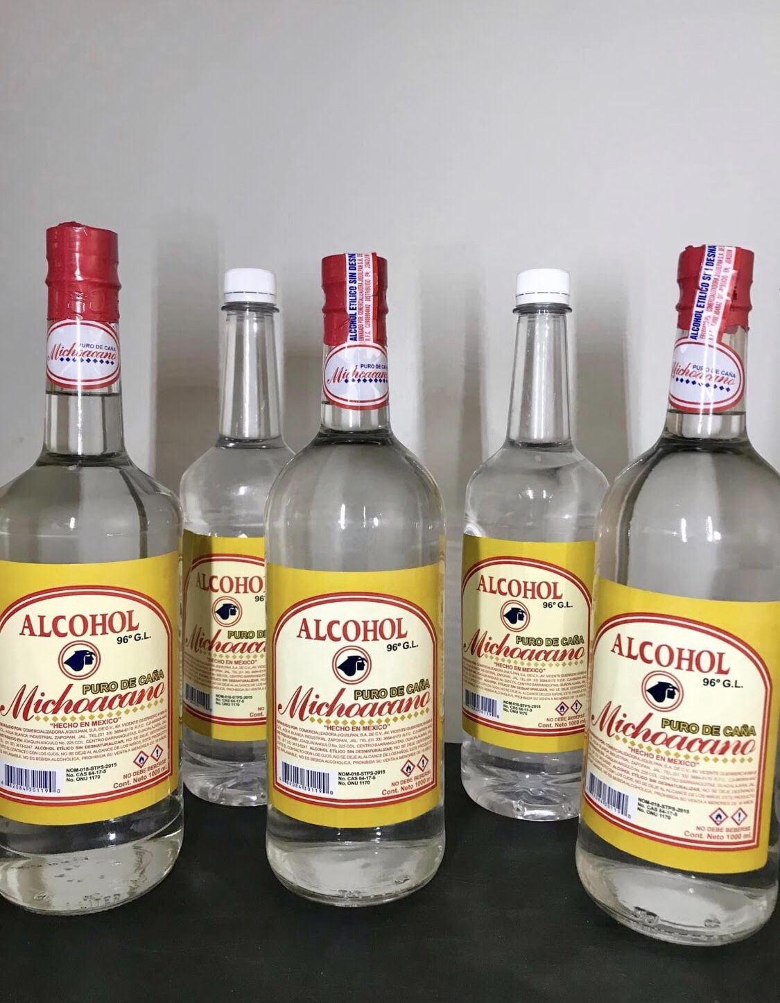 Ethyl Alcohol Michoacano Puro De Caña