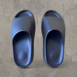 Black Yeezy slides