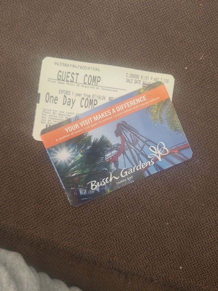 Busch Garden Tickets