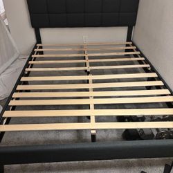 Modern Bed Frame with Headboard