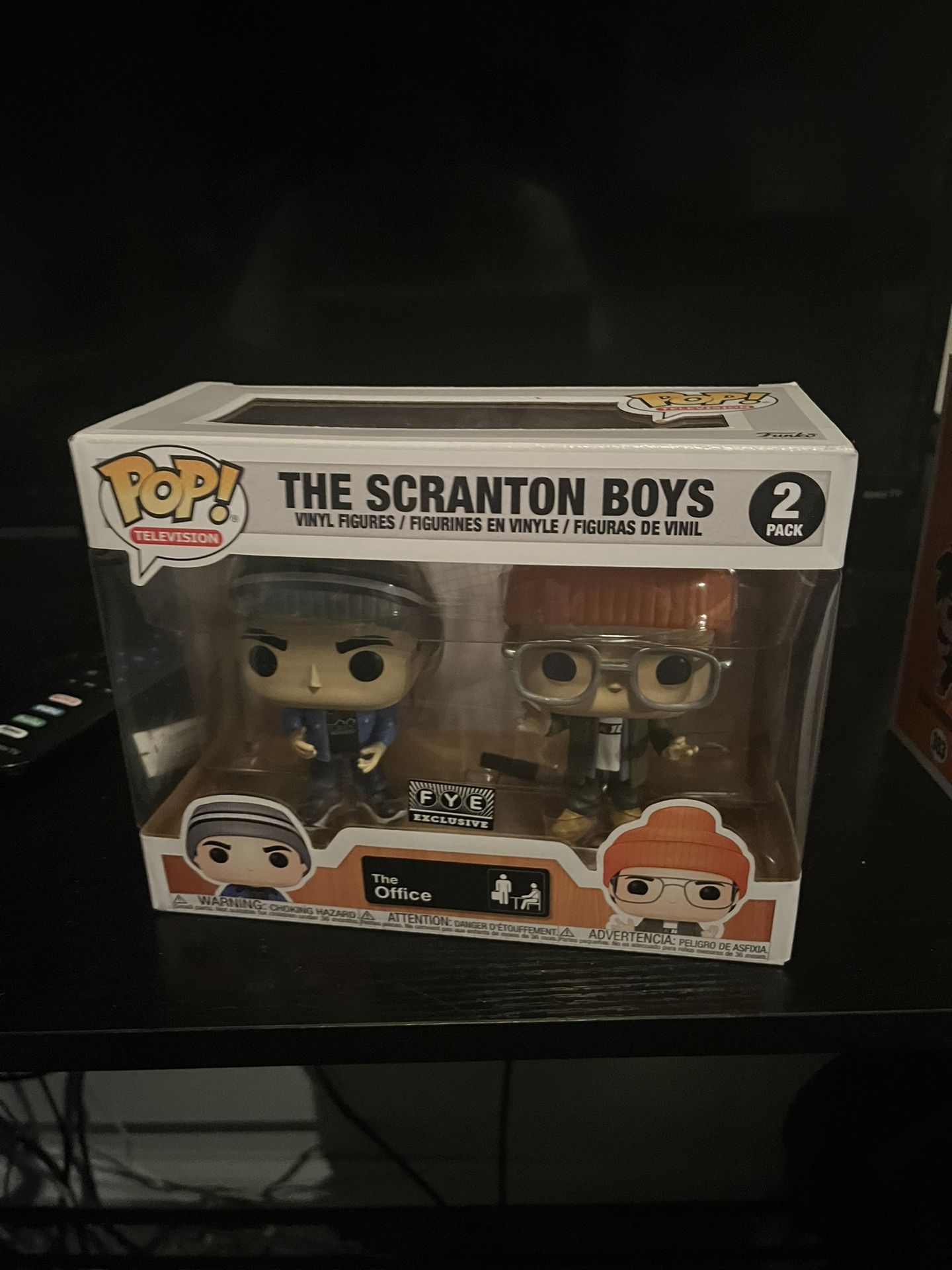 the scranton boys( fye exclusive) Funko pop 2 pack MINT