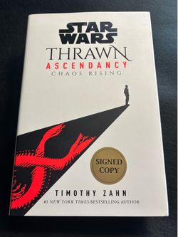 Thrawn Ascendancy Chaos Rising signed first edition with blue edges