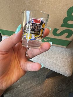 LA Lakers NBA Back to Back Champions Shot Glass