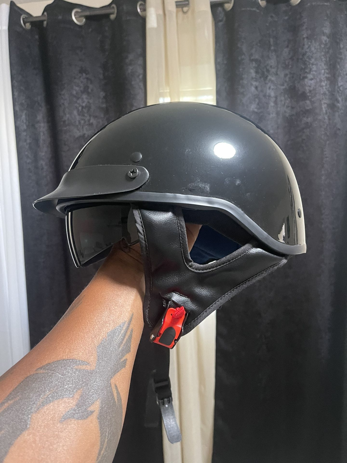 ILM Open Face Motorcycle Helmet