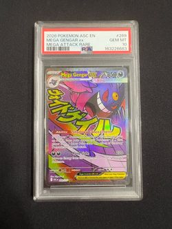 PSA 10 Mega Gengar ex #269 – Ascended Heroes Mega Attack Rare – Pokemon TCG Card