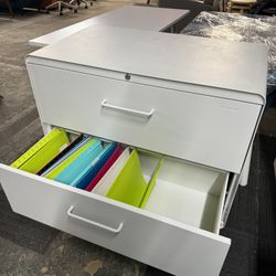 Poppin 2 Drawer Lateral File 