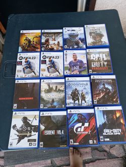 PS5 Juegos Playstation 5 Games some Sealed But All New No Scratches. $40! Each. 2 for $70!. 4 for $120! Trade for CGC BECKET PSA stuff