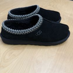 UGG Black Tasman Size 10 Unisex Slippers 