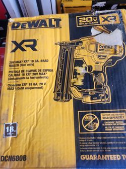 Dewalt 20v xr 18g finish nailer