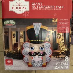 Holiday Time Inflatable 8ft Nutcracker *NEW*